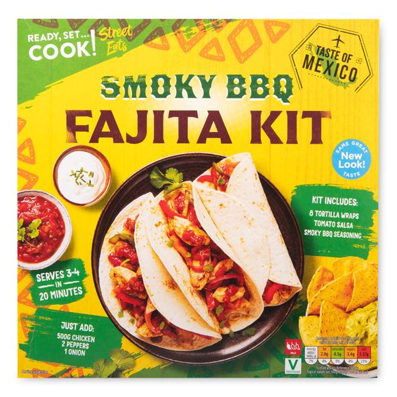 Smoky BBQ Fajita Kit 500g Ready, Set…Cook!